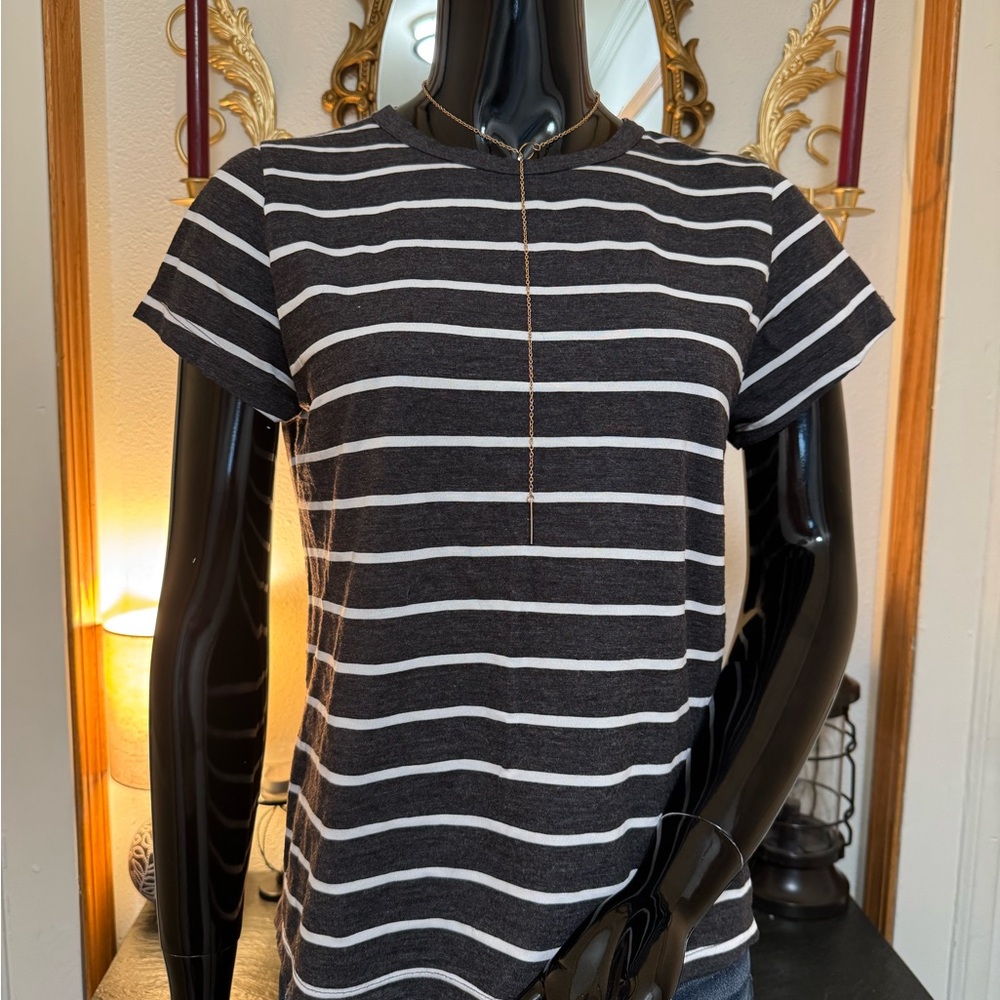 Striped Black and White T-Shirt